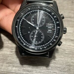 Citizen Black Chronograph Watch